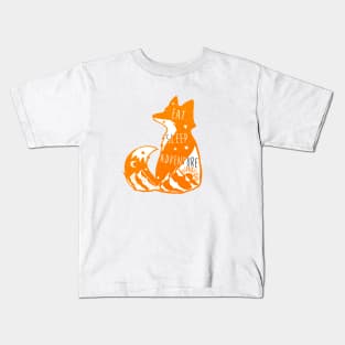 fjallraven - fox of adventure eat and sleep Kids T-Shirt